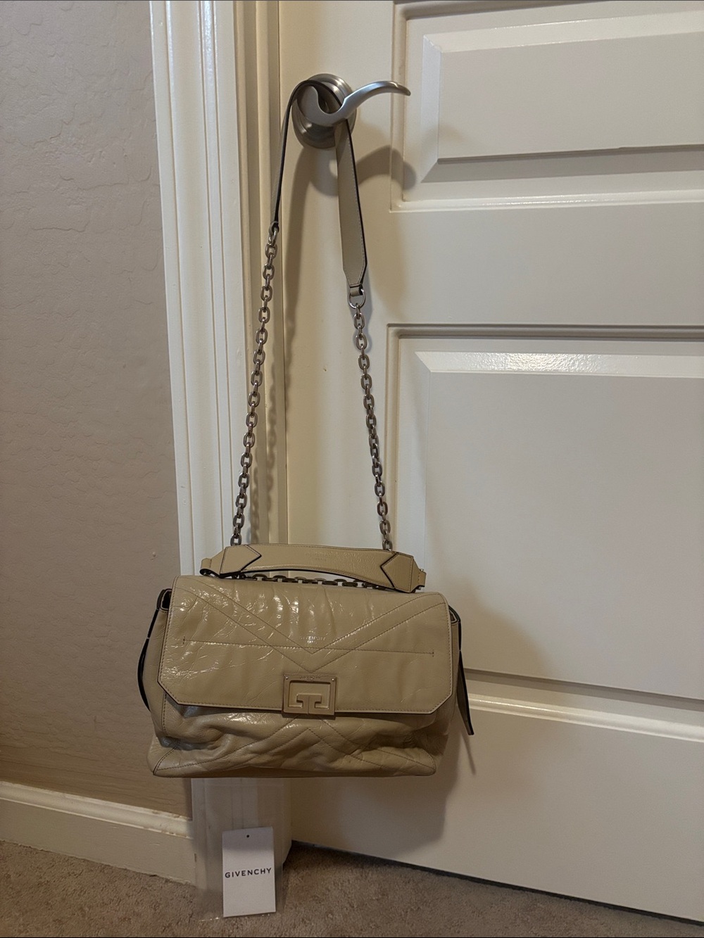 Authentic Givenchy leather bag barely used
